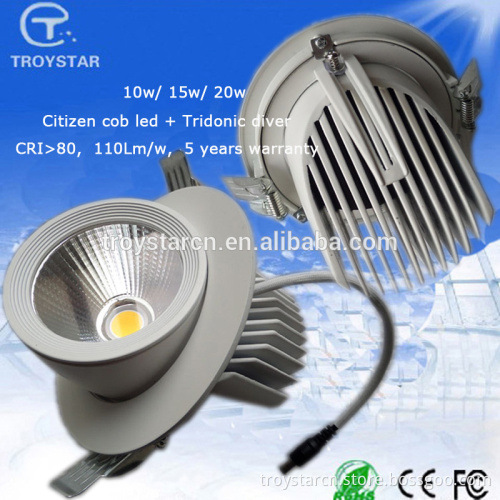 Hot sale cob led downlight IP44 cob ceiling light 15w led dimmable downlight